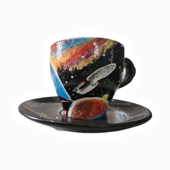 Star Trek the Next Generation - Ceramic teacup and saucer - Picture 3 of 8